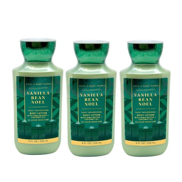 Bath & Body Works VANILLA BEAN NOEL Body Lotion Pack of 3 (2023 Edition) - Picture 2 of 4